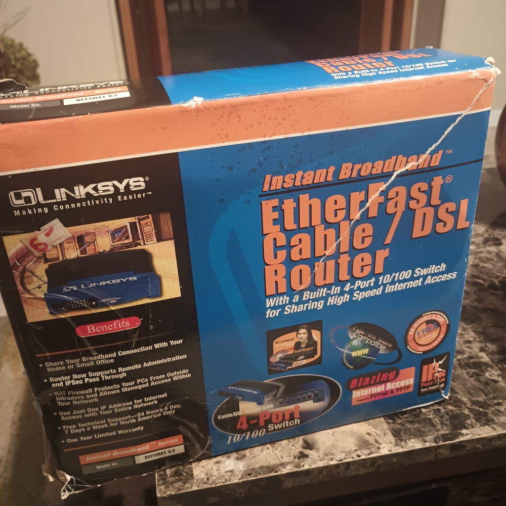 Linksys Blue Instant Broadband Router